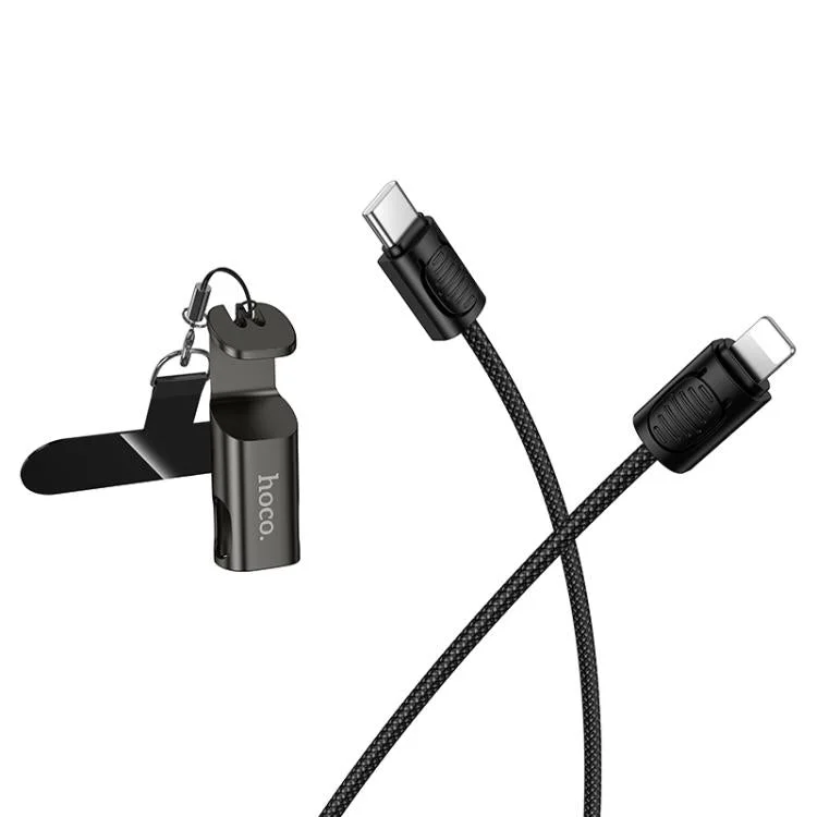  3-in-1 Charging Data Cable Usb-C (35cm) with Holder & Lanyar 